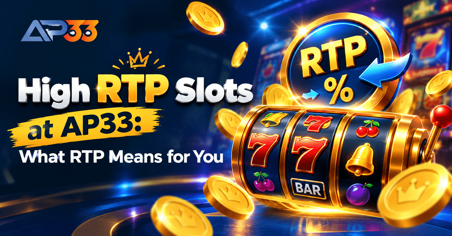 High RTP Slots at AP33: What RTP Means for You